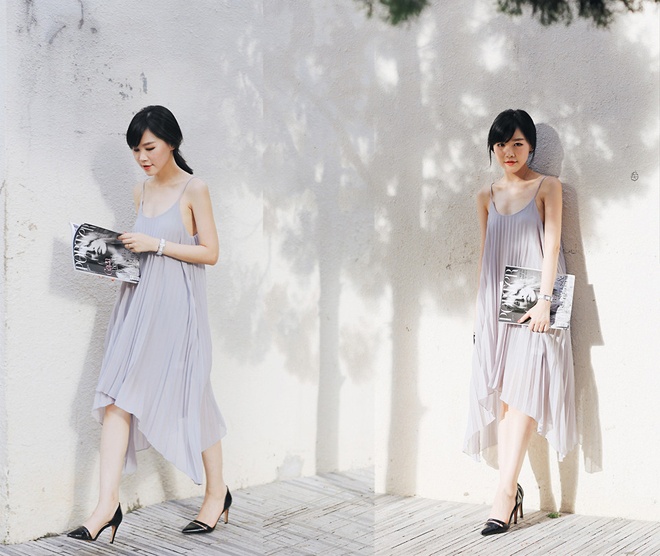 Với những bạn gái yêu vẻ đẹp ngọt ngào, nữ tính, chất liệu vải mềm rũ và duyên dáng này sẽ giúp bạn có được những set đồ street style ngọt lịm trong nắng xuân.