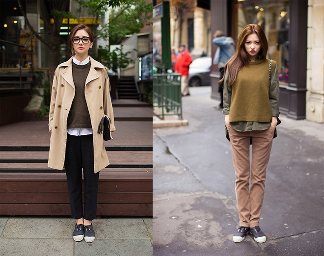 Quy tắc phối layer căn bản bạn cần phải thuộc lòng nếu muốn mang chúng lên công sở là chỉ áp dụng khoảng 2 – 3 trang phục có độ dài, rộng khác nhau lên cùng một set đồ, ví dụ một chiếc áo len mặc ngoài áo sơ mi, khoác thêm 1 chiếc trend coat hoặc vest, cardigan dáng dài. Thế là đủ cho style công sở thanh lịch thay vì thêm vài tầng lớp phía dưới váy.