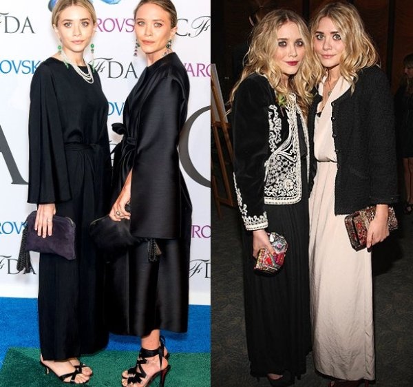 Tình yêu với phong cách cổ điển của chị em Mary-Kate và Ashley Olsen luôn hiện hữu trong những thiết kế rất riêng của họ. Họ luôn biết cách kết hợp hoàn hảo giữa váy vintage, kính hay ví mà vẫn mang hơi hướng hiện đại.