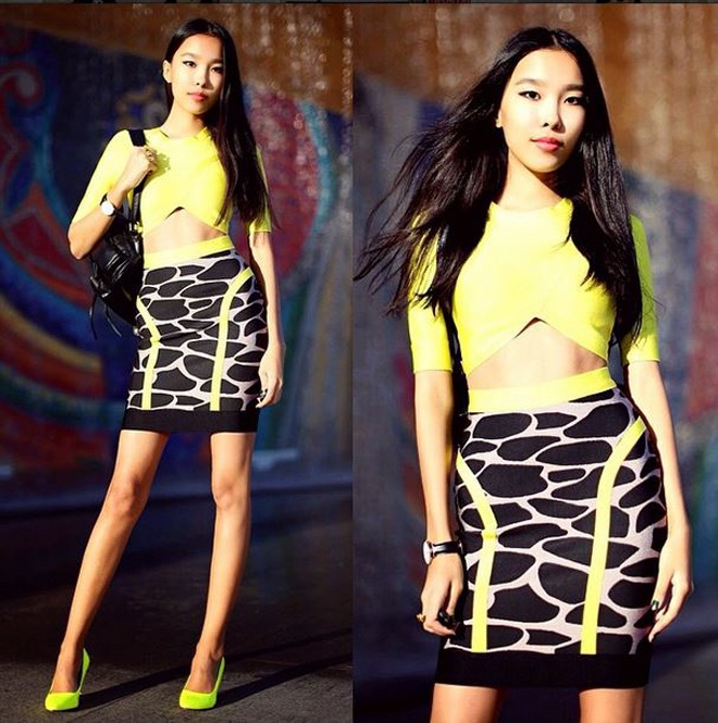 Với Aibina, ngoại hình cò hương không là trở ngại ngăn cô sinh viên 9X mặc đẹp và nổi bật tại bất cứ đâu.