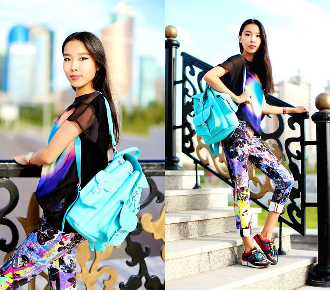 Trong tủ đồ của Aibina tràn ngập các trang phục có họa tiết 3D.