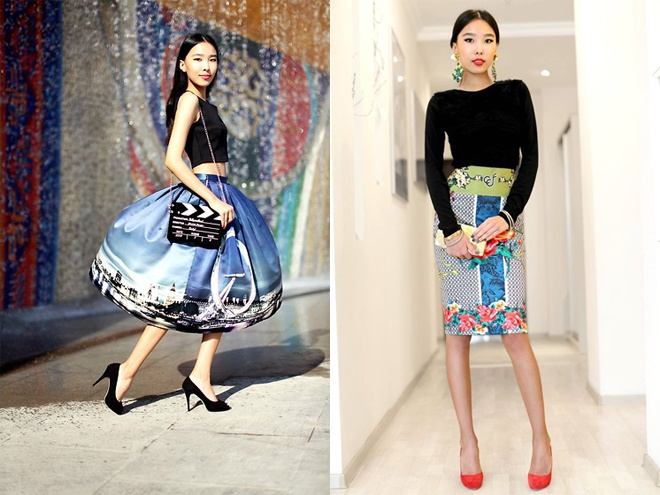 Các họa tiết vẽ tay hình non nước, phong cảnh hoặc họa tiết hoa gothich rất dễ tìm trên các trang bán hàng online, và đây cũng là kiểu trang trí rất phù hợp để “ăn gian” bề ngang để nàng cò hương trở nên mặn mà, duyên dáng hơn.