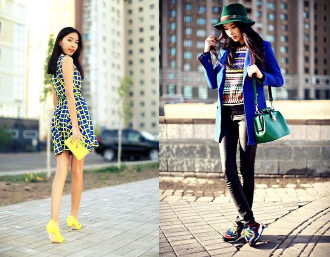 Sọc ca rô, sọc ngang màu nóng tạo ảo giác 3D cũng có tác dụng tăng kích cỡ tương tự.