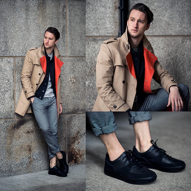  Muốn diện màu nổi mà không sến sẩm, hãy tận dụng các chi tiết trang trí bằng gam màu nóng nhấn nhá nhẹ nhàng trên góc cổ áo như Marcel.