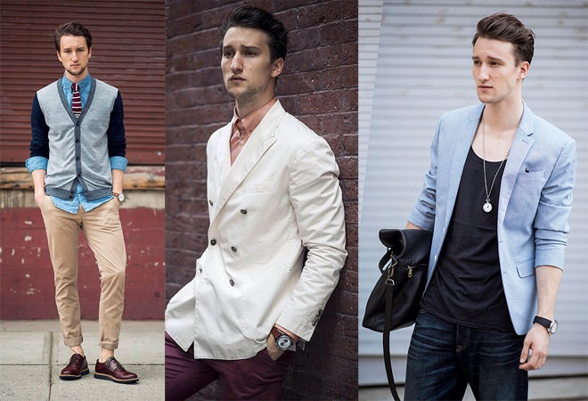 Những kiểu áo vest hay cardigan len cổ điển, với phom dáng chuẩn và đường may tinh tế rất cần có trong tủ đồ của các chàng trai công sở thanh lịch.