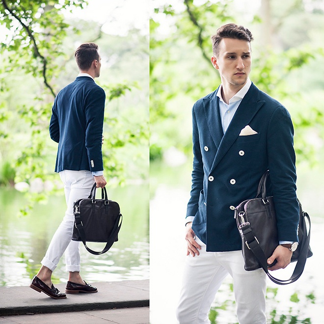 Để mặc vest mà vẫn năng động, hiện đại, hãy thử xắn gấu quần lên như fashionista 9X.