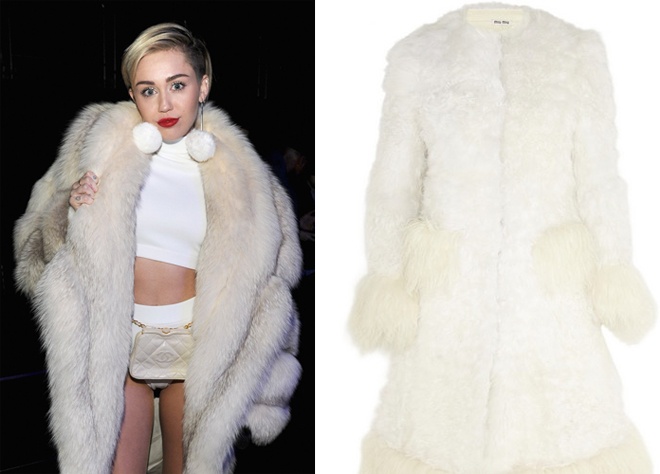 Tuy nhiên, nếu yêu thích các kiểu áo khoác lông thú sang trọng này, bạn sẽ phải đầu tư một số tiền không hề nhỏ. Một chiếc áo khoác lông thú tương tự của Miu Miu có giá đắt đỏ đến hơn100 triệu đồng.