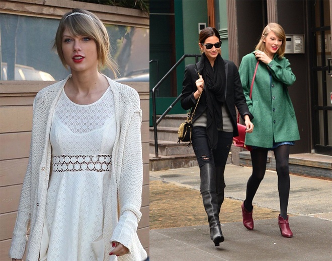 rong khi rất chịu chi với giày và túi xách hàng hiệu, Taylor Swift lại chọn những thương hiệu bình dân cho áo khoác, váy, quần skinny … với mức giá khá dễ chịu từ vài chục cho đến vài trăm đô la.