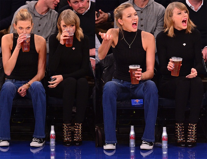 Dù vậy, phong cách cặp đôi của Taylor Swift và Karlie Kloss, một trong những đôi bạn thân như hình với bóng của Hollywood, cũng mang lại nhiều thú vị cho người hâm mộ. Và mỗi xuất hiện trên phố hay ở thảm đỏ sự kiện lại là dịp thú vị để fan tha hồ soi gu thời trang đồng điệu đến bất ngờ của 2 mỹ nhân quyến rũ của showbiz và làng mốt quốc tế.