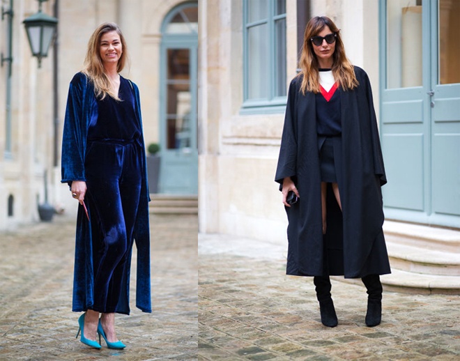 1. Monochrome. Vẫn là cách mix, match nguyên cây màu nhưng các set đồ street style trên đường phố Paris năm nay đã có nhều đổi mới và khác biệt, bằng cách tận dụng các thiết kế độc đáo giữa nhiều loại trang phục để tạo nên một tổng thể rất ưa nhìn.