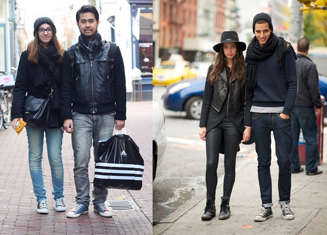 Đơn giản hơn, chỉ cần chọn kiểu áo, phụ kiện hay quần có cùng màu trắng hoặc đen, bạn đã có thể khoe ngầm với người xung quanh về mối quan hệ gắn bó của mình.