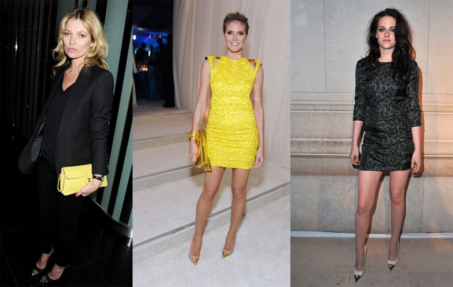 Giày cap toe với phần mũi nhọn được trang trí màu sắc, họa tiết nổi bật luôn là loại phụ kiện giúp phái đẹp thêm quyến rũ và gợi cảm hơn. Đây cũng là kiểu giày đã làm mê mệt hàng loạt mỹ nhân thế giới như Heidi Klum, Kristen Stewart, Alexa Chung, Jessica Alba, Kate Moss…