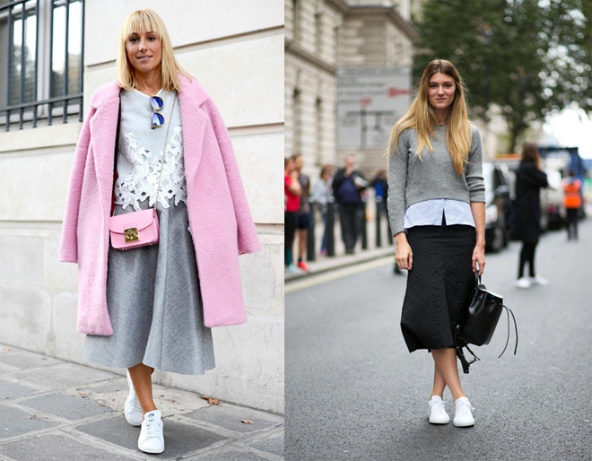 Đặc biệt, những đôi giày snaker trắng không chỉ khiến tín đồ sành điệu phải say đắm mà còn chinh phục hàng loạt sao nữ Hollywood đình đám như Kristen Stewart, Rosie Huntington Whiteley , Rihanna… Vì vậy đừng quên thêm giày snaker trắng vào danh sách mua sắm đồ thời trang của mình trong năm mới này.