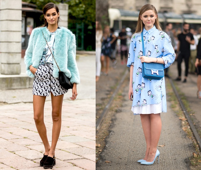 Xanh berin, xanh ngọc, xanh mòng két hay xanh crom đang làm say đắm các tín đồ sành điệu hơn cả, bằng chứng là các fashionista nổi tiếng thế giới như Gizele Oliveira, Kristina Bazan… đều chọn các màu này để diện đẹp khi đến tham dự Milan Fashion Week.