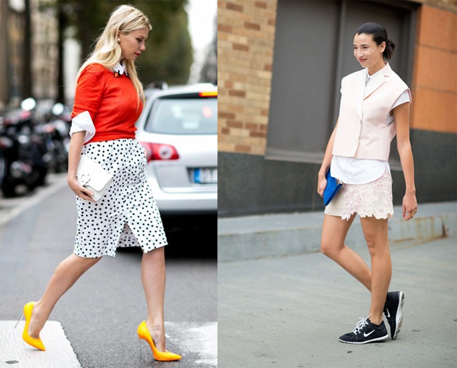 Phối 2 lớp áo mỏng có độ dài khác nhau với váy ngắn, hoặc mặc 1 chiếc áo len mỏng bên ngoài áo sơ mi và đầm dài cũng là những lựa chọn đáng cân nhắc để bạn nhanh chóng sở hữu phong cách công sở mới lạ chỉ trong vài phút mix, match.