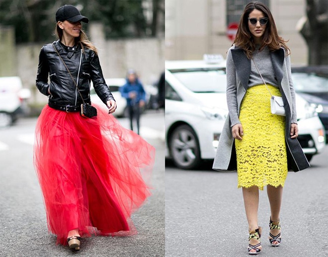 Cách nhẹ nhàng nhất để đưa màu chói, rực rỡ vào set đồ đơn giản ngày thường là kết hợp chúng với các gam màu nhạt, trung tính hoặc màu tối như trắng, đen…