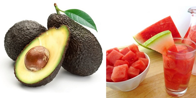 3. Chăm sóc da bị lão hóa. Trộn đều 1 muỗng cà phê nước ép dưa hấu với 1 muỗng cà phê bơ nghiền, thoa đều hỗn hợp lên mặt, rửa sạch với nước ấm sau khoảng 20 phút. 