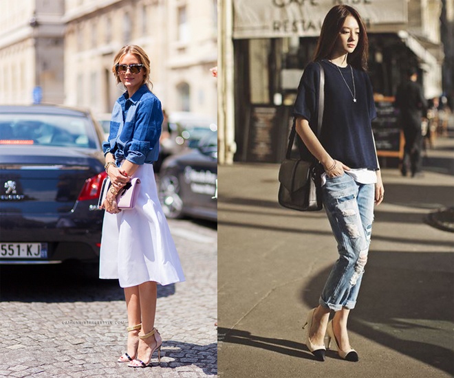 Kết hợp phụ kiện màu chói hoặc có kiểu dáng sinh động, trẻ trung và lạ mắt, hay chọn váy áo màu xanh có họa tiết độc đáo, khác biệt, set đồ dạo phố của bạn sẽ thật sành điệu và hút ánh nhìn của người đối diện không khác gì các fashionista chuyên nghiệp.