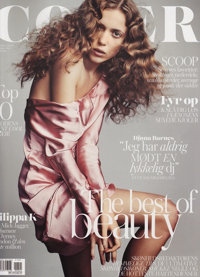 Cover đã từng dùng nhiều người mẫu siêu gầy làm ảnh bìa, với số đo chỉ nhỉnh hơn Lululeika một vài size. 