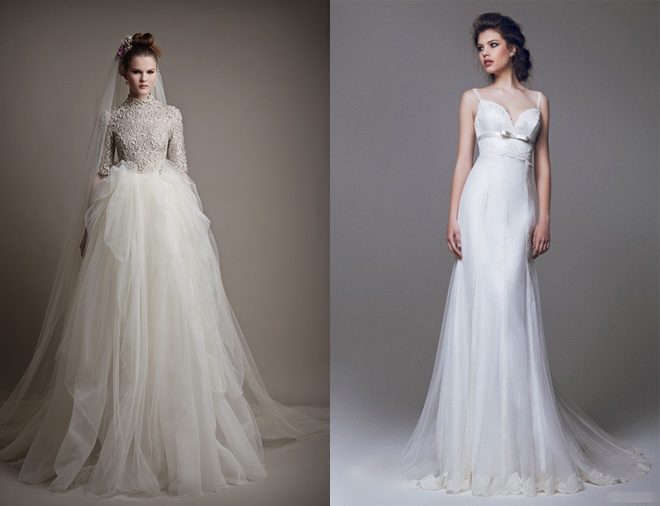 Đây cũng là kiểu váy cưới rất đa dạng về cả kiểu dáng, màu sắc lẫn phong cách. Nhờ đó đáp ứng tối đa mọi yêu cầu về thiết kế, chất liệu của cô dâu.