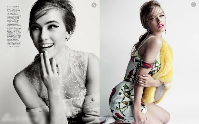 Không kém cạnh 2 cô bạn nổi tiếng gợi cảm và tài năng, Suki Waterhouse cũng là một mẫu tuổi teen rất thành công tại Anh quốc. Cô gái sở hữu chiều cao đáng nể 1,74m và số đo 3 vòng lý tưởng 81 – 60 – 86 này từng là gương mặt đại diện của Burberry trong chiến dịch quảng cáo 2013. 