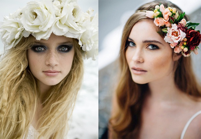 Chỉ cần đội một vòng hoa bản to đang là mốt trong năm nay, uốn lọn nhẹ nhàng phần thân và đuôi tóc. Bạn đã thật duyên dáng và ngọt ngào khiến ai cũng phải ngất ngây.