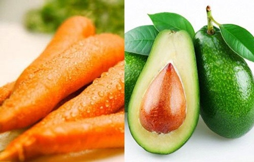 5. Mặt nạ bơ và cà rốt: Sự kết hợp giữa bơ và cà rốt phù hợp với mọi loại da, đặc biệt là da thường. Nghiền nát một củ cà rốt nhỏ, trộn cùng ½ quả bơ đã tách vỏ, bỏ hạt rồi thêm nửa thìa cà phê dầu ôliu. Sử dụng hỗn hợp này thường xuyên để đạt hiệu quả cao nhất.