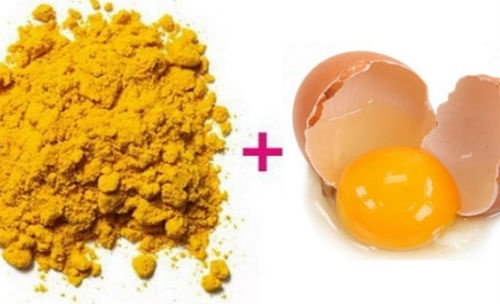 6. Mặt nạ trứng gà, nghệ: Trứng gà và nghệ sẽ giúp da mặt bạn căng mịn, sáng bóng hơn. Tuy nhiên, bạn cần phải kiên trì sử dụng mặt nạ này trong thời gian dài mới có hiệu quả rõ rệt. 