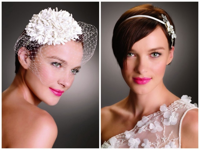 5. Tận dụng tối đa phụ kiện tóc. Với những kiểu tóc bob quá ngắn và khó tạo kiểu, phụ kiện trở thành “cứu cánh” quan trọng cho cô dâu thêm hút ánh nhìn.