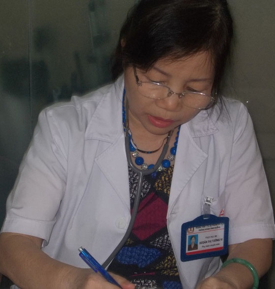 Ths.Bác sĩ Tường Vi - Phòng khám dinh dưỡng của Trung tâm y tế dự phòng Hà Nội.