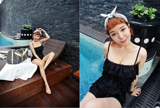 Kết hợp giữ áo 1 mảnh và các điểm nhấn nhẹ nhàng bằng họa tiết, đường cut-out, xếp nếp giúp bạn thêm tươi trẻ và quyến rũ. 