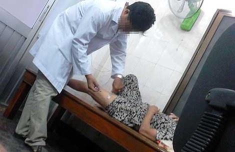 BS VMC, người được cho là tiêm Corticoid khiến bà Lành bị biến chứng dẫn đến tử vong. Ảnh: CTV