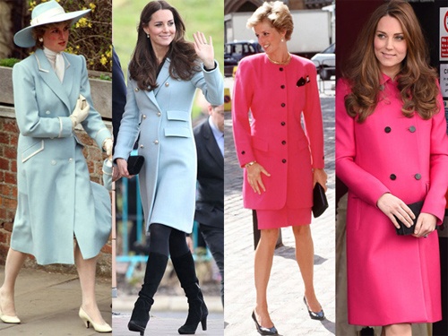 Gu thoi trang giong ky la giua cong nuong Kate va me chong hinh anh