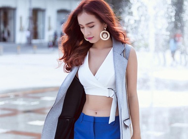 Mau ao khoac thu khien nhieu sao Viet me man hinh anh