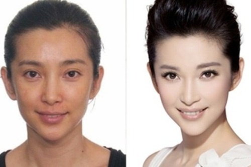 Nhan sac that cua sao Hoa ngu phia sau lop trang diem hinh anh