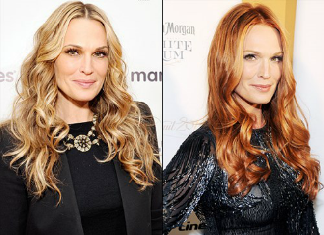 Cựu người mẫu Molly Sims chọn màu tóc đỏ không quá rực mà vẫn rất tự nhiên.