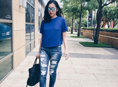 3 mau quan jeans tien trieu cua sao Viet duoc san lung hinh anh