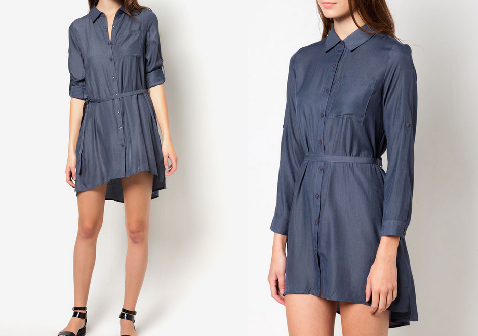 Váy màu xám cũng đa dạng về thiết kế và kiểu dáng. Bạn có thể hoàn toàn chọn cho mình một bộ cánh thanh lịch để tới công sở như váy liền hay váy sơ mi.