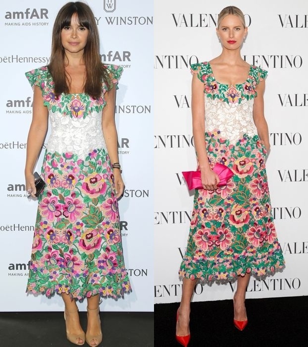 La La Anthony and Cindy Crawford in Peter Pilotto
