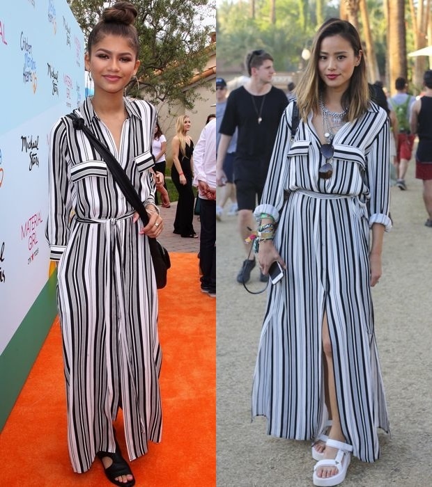 Zendaya Coleman and Jamie Chung in L’AGENCE