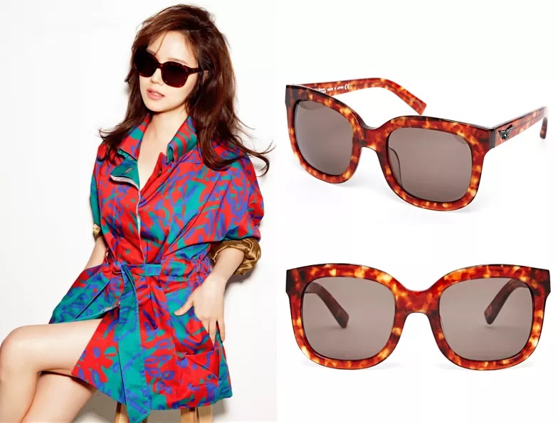 Vivienne Westwood Thick Frame Oversized Sunglasses ($323.00) Worn By Moon Chae Won 