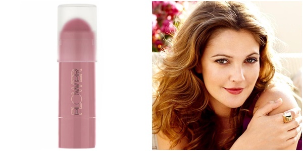 1. Drew Barrymore: Thỏi son của Flower của Drew Barrymore nổi bật với tác dụng hai trong một vô cùng tiện dụng: vừa là son môi ngọt ngào nhưng đồng thời cũng là son đánh má hồng trong suốt dễ thương.