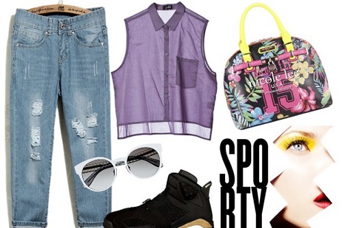 5 set do voi quan jeans boyfriend cho cuoi tuan hinh anh