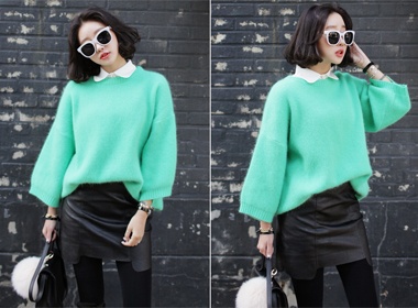 Ao len mau sac khien gioi tre Han thich thu hinh anh