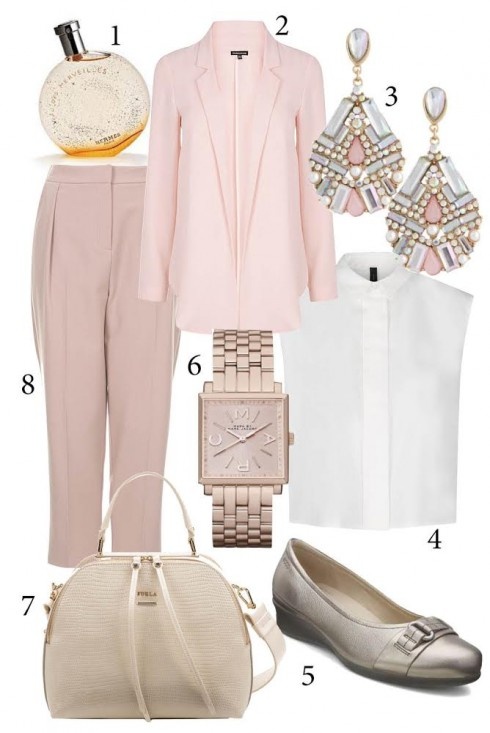 Thứ 7: Tinh tế, dịu dàng với tông màu hồng nhạt