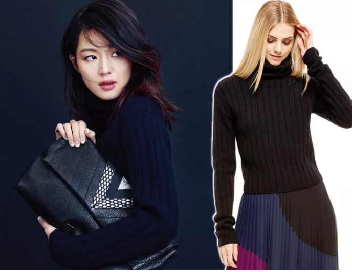 DKNY Cropped Ribbed Pullover ($235.00) Worn By Jun Ji Hyun