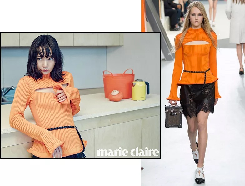 Bae Doo Na showed her love for Louis Vuitton