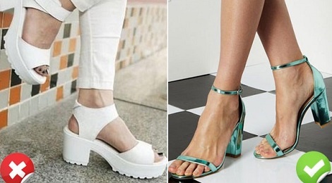 Chon giay cho co nang chan tho hinh anh