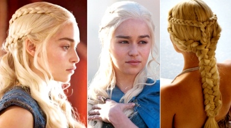 Toc tet nua dau giong my nhan 'Tro choi vuong quyen' hinh anh