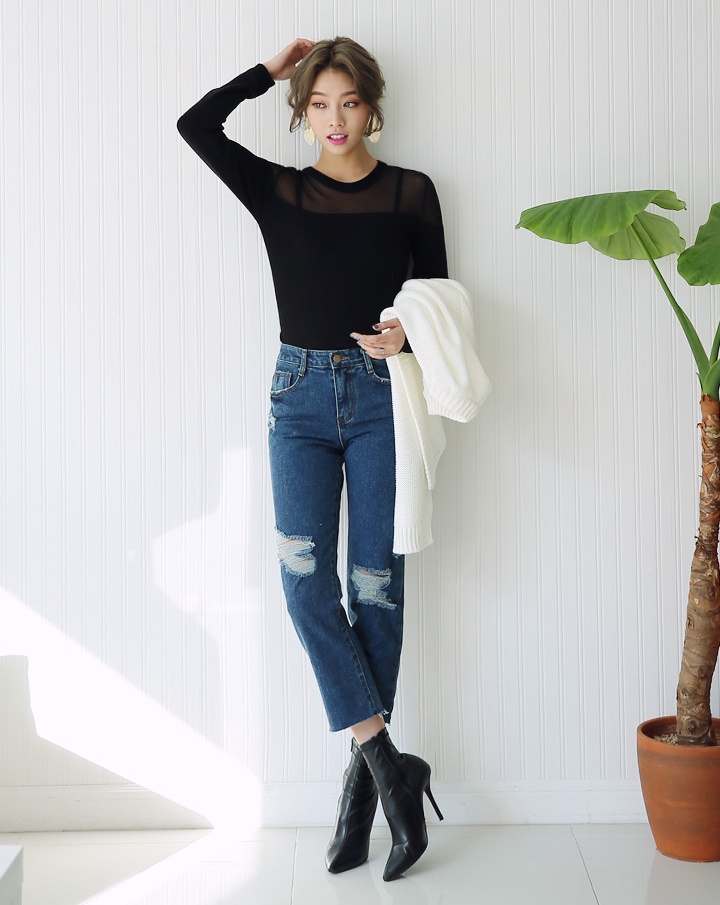 Xu huong quan jeans xe gau anh 5